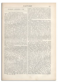 Nature : a Weekly Illustrated Journal of Science. Volume 24, 1881 Septeber 1, [No. 618]