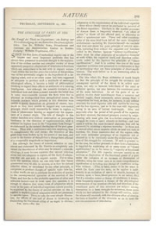 Nature : a Weekly Illustrated Journal of Science. Volume 24, 1881 September 29, [No. 622]