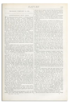 Nature : a Weekly Illustrated Journal of Science. Volume 25, 1882 February 16, [No. 642]