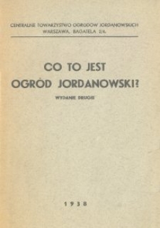 Co to jest ogr&oacute;d jordanowski?