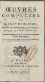 Oeuvres Compl&egrave;tes De [...] Buffon [...] : Histoire Des Animaux Quadrup&egrave;des [T. 8]