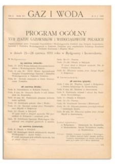 Gaz i Woda. R. XV, maj 1935, Nr 5