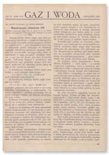 Gaz i Woda. R. XVI, grudzień 1936, Nr 12