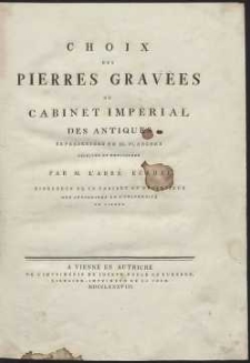 Choix Des Pierres Gravées Du Cabinet Impérial Des Antiques [...]