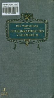 Petrographisches Vademekum : ein Hilfsbuch f&uuml;r Geologen