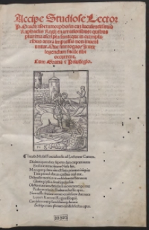 Accipe Studiose Lector P. Ovidii Metamorphosin cum luculentissimis Raphaelis Regii enarrationibus […]