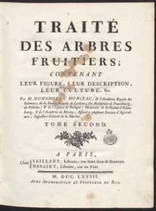 Traité Des Arbres Fruitiers [...]. T.2