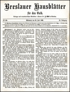 Breslauer Hausblätter für das Volk. Jg. 4, Nr. 59 (1866)