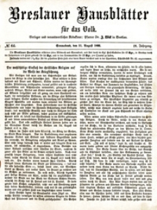 Breslauer Hausblätter für das Volk. Jg. 4, Nr. 64 (1866)