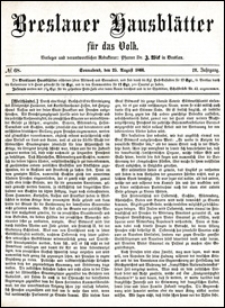 Breslauer Hausblätter für das Volk. Jg. 4, Nr. 68 (1866)