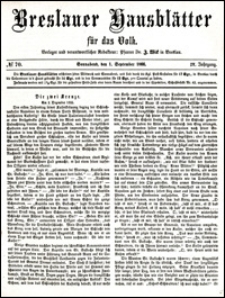 Breslauer Hausblätter für das Volk. Jg. 4, Nr. 70 (1866)