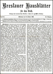 Breslauer Hausblätter für das Volk. Jg. 4, Nr. 81 (1866)