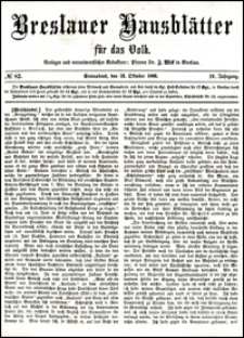 Breslauer Hausblätter für das Volk. Jg. 4, Nr. 82 (1866)