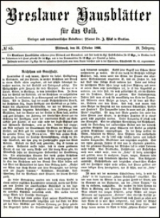 Breslauer Hausblätter für das Volk. Jg. 4, Nr. 85 (1866)