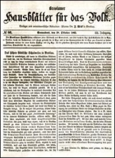 Breslauer Hausblätter für das Volk. Jg. 3, Nr. 86 (1865)