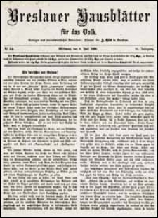 Breslauer Hausblätter für das Volk. Jg. 6, Nr. 54 (1868)