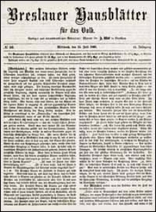 Breslauer Hausblätter für das Volk. Jg. 6, Nr. 57 (1868) + Beilage