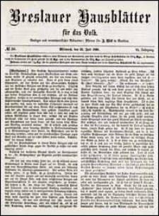 Breslauer Hausblätter für das Volk. Jg. 6, Nr. 61 (1868) + Beilage