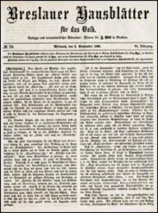 Breslauer Hausblätter für das Volk. Jg. 6, Nr. 70 (1868)