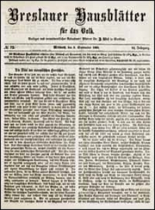 Breslauer Hausblätter für das Volk. Jg. 6, Nr. 72 (1868)
