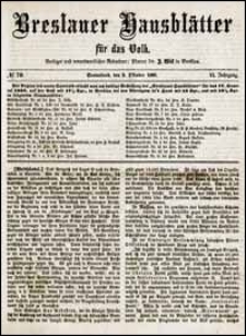 Breslauer Hausblätter für das Volk. Jg. 6, Nr. 79 (1868) + Beilage