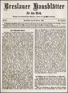Breslauer Hausblätter für das Volk. Jg. 6, Nr. 81 (1868) + Beilage