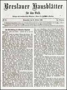 Breslauer Hausblätter für das Volk. Jg. 6, Nr. 87 (1868) + Beilage