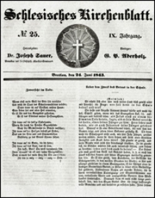 Schlesisches Kirchenblatt. Jg. 9, Nr. 25 (1843)