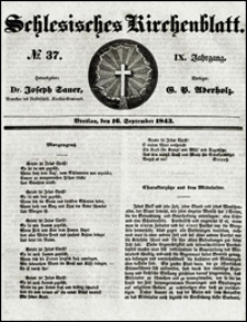 Schlesisches Kirchenblatt. Jg. 9, Nr. 37 (1843)
