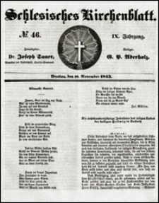 Schlesisches Kirchenblatt. Jg. 9, Nr. 46 (1843)