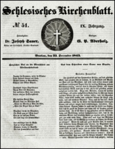 Schlesisches Kirchenblatt. Jg. 9, Nr. 51 (1843)