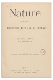 Nature : a Weekly Illustrated Journal of Science. Volume 78, 1908 June 11, [No. 2015]