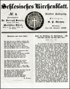 Schlesisches Kirchenblatt. Jg. 5, Nr. 2 (1839)