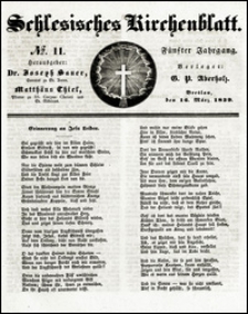 Schlesisches Kirchenblatt. Jg. 5, Nr. 11 (1839)