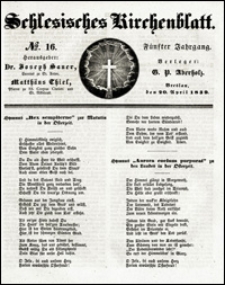 Schlesisches Kirchenblatt. Jg. 5, Nr. 16 (1839)