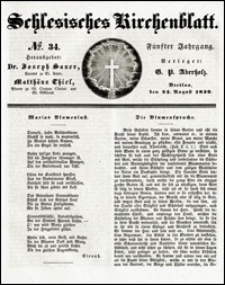 Schlesisches Kirchenblatt. Jg. 5, Nr. 34 (1839)