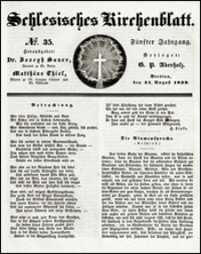 Schlesisches Kirchenblatt. Jg. 5, Nr. 35 (1839)
