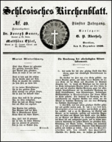 Schlesisches Kirchenblatt. Jg. 5, Nr. 49 (1839)