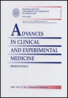 Advances in Clinical and Experimental Medicine, Vol. 17, 2008, nr 1