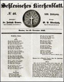 Schlesisches Kirchenblatt. Jg. 13, Nr. 46 (1847) + Beilage
