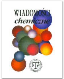 Wiadomości Chemiczne, Vol. 61, 2007, nr 1-2 (715-716)