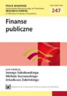 R&oacute;wnowaga finans&oacute;w publicznych w warunkach repartycyjnego systemu emerytalnego