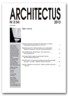 Architectus : Pismo Wydziału Architektury Politechniki Wrocławskiej, 2013, nr 2 (34)