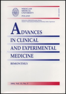 Advances in Clinical and Experimental Medicine, Vol. 13, 2004, nr 3