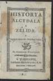 Historya Alcydala z Zelidą z Francuskiego Tłumaczona