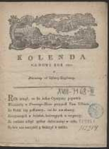 Kolenda Na Nowy Rok 1792 a Pierwszy od Ustawy Rządowey