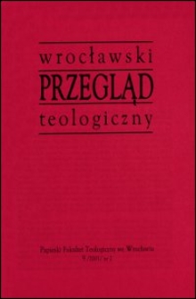 Wrocławski Przegląd Teologiczny, R.9 (2001), nr 2