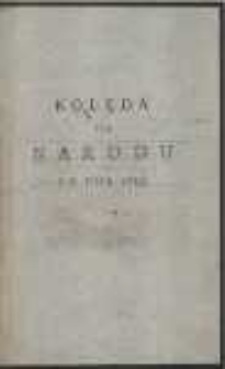 Kolęda Dla Narodu Na Rok 1785