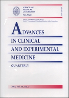 Advances in Clinical and Experimental Medicine, Vol. 22, 2013, nr 5