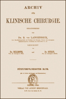 Zur Sprayfrage, Archiv für Klinische Chirurgie, 1880, Bd. 25, S. 707-751